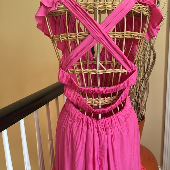 Do+Be pink and red beautiful dress - Picture 9 of 12